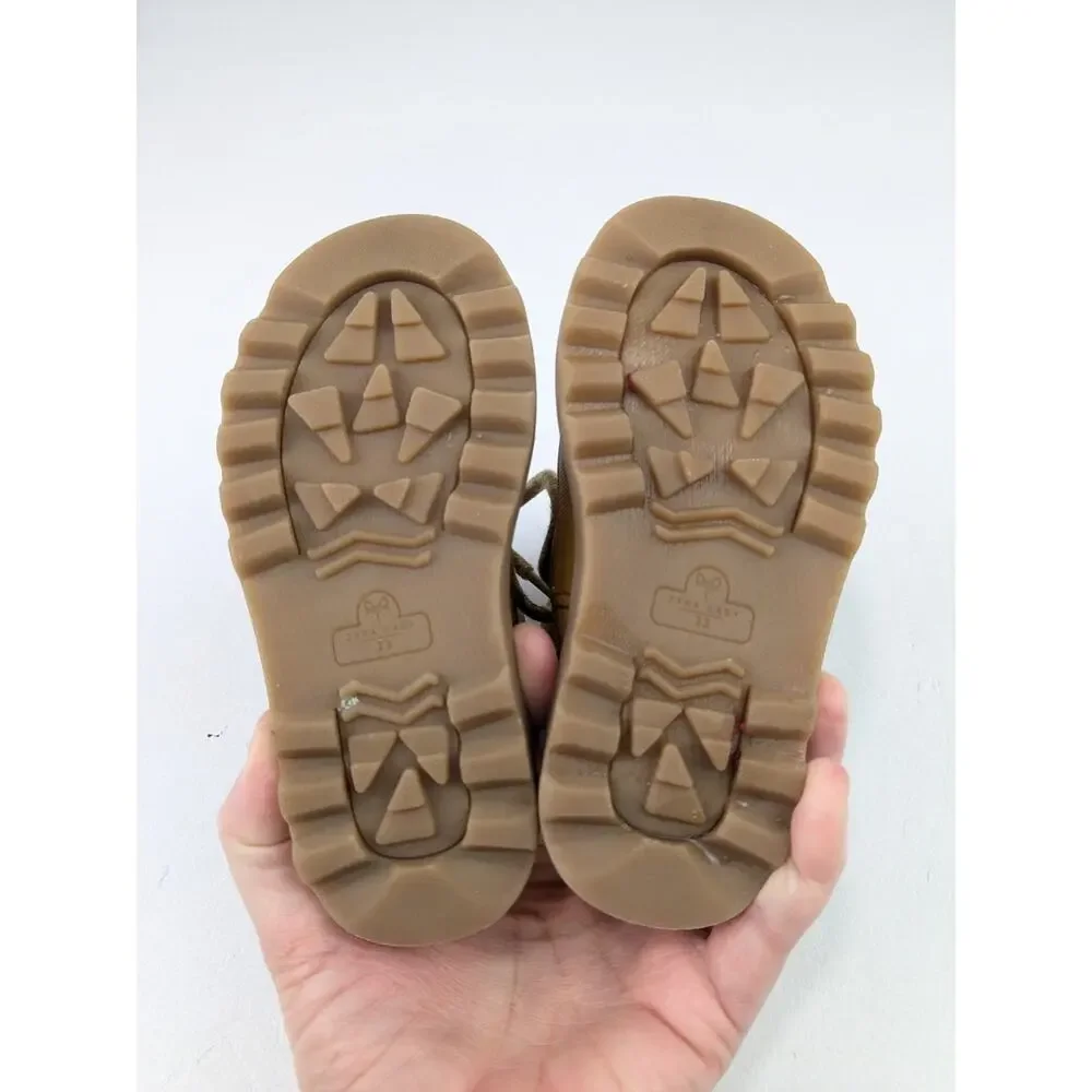 Zara Baby Mustard Zip Up Boots